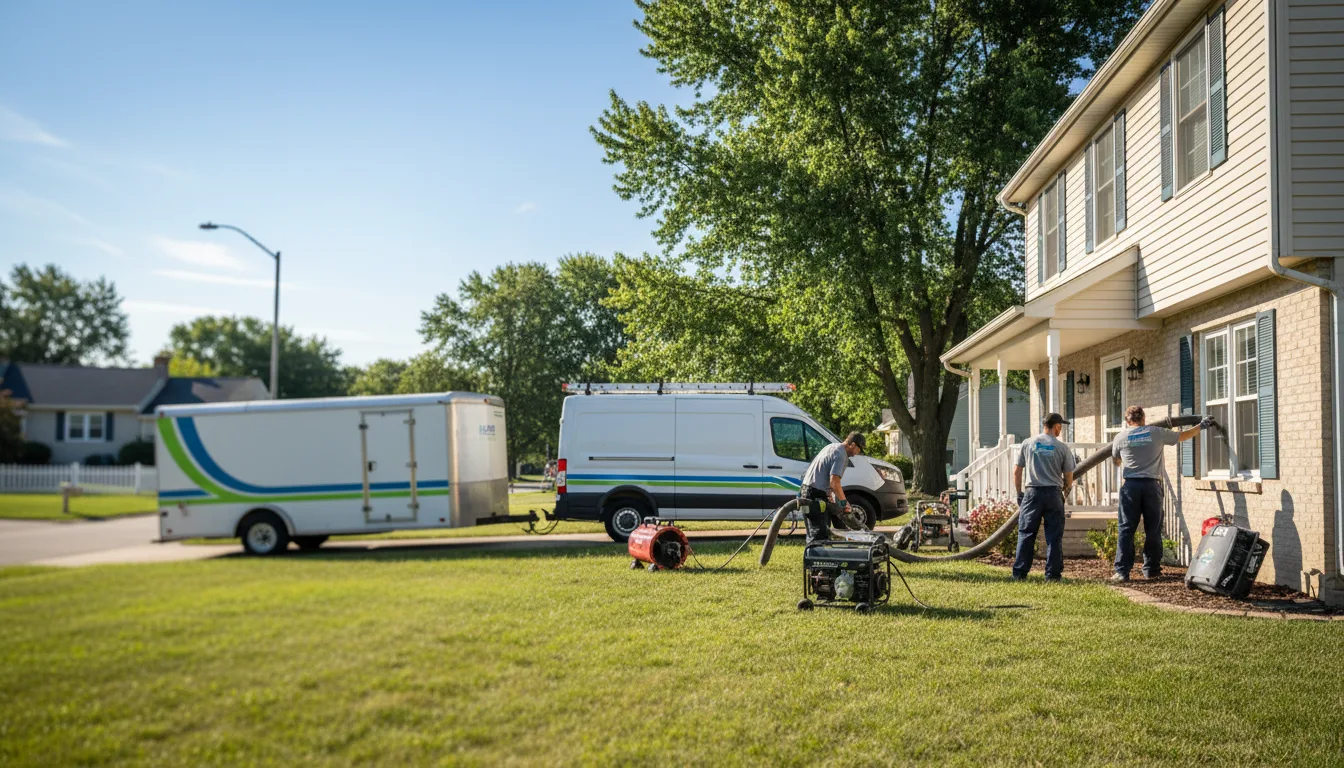 Flooded Basement Restoration And Cleanup With Repair in Rapid River, MI near me